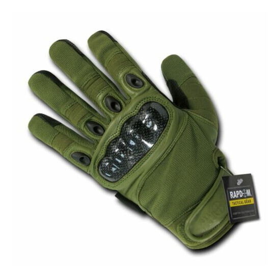 Rapid Dom Carbon Fiber Knuckle Tactical Patrol Military Gloves Thumb {4}