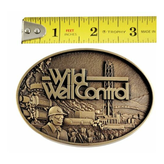 Wild Well Control Limited Edition Solid Bronze Belt Buckle image {3}