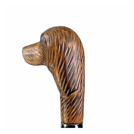 Imported Italian Dog Shape Replacement Handle for Umbrellas or Walking Stick  image {3}