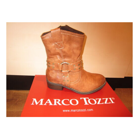 Marco Tozzi Boots 46406 Ankle Boots, Braun, Cognac, Padded, Rv New image {3}