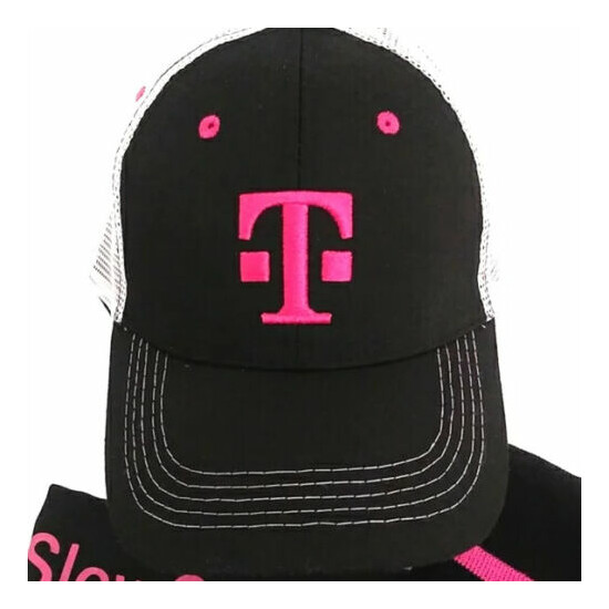 T Mobile Bling Hat Scarf Bow Tie Apron Advertising Phones image {2}