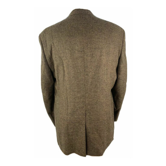 Hart Schaffner Marx Men’s 44L Sport Coat/ Blazer Wool Alpaca Tweed Vintage E22 image {3}
