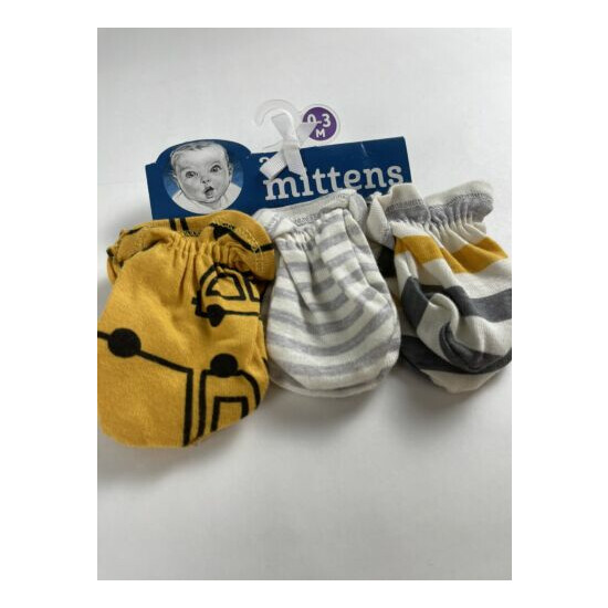 3 newborn mittens 0 to 3 months  image {2}