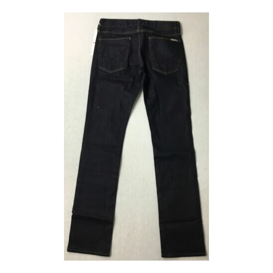 Hudson Men’s Harper 5 Pocket Straight Jeans Dark Wash Inseam 34” Size 28 image {3}