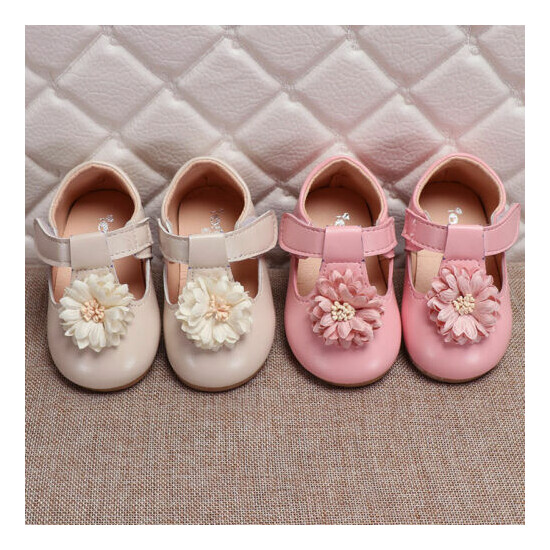 Toddler Baby Girls Princess Korean Soft Sole Shoes Summer Pink Prewalker Sandals Thumb {4}