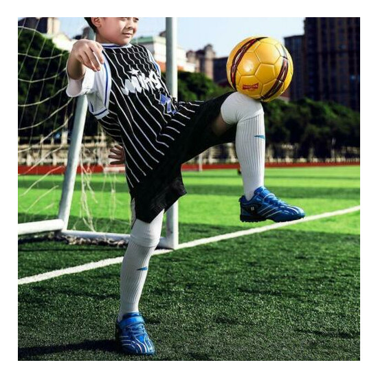 New Kids Boys Athletic Breathable Football shoes Soccer Boots Soccer Cleats Gift image {2}