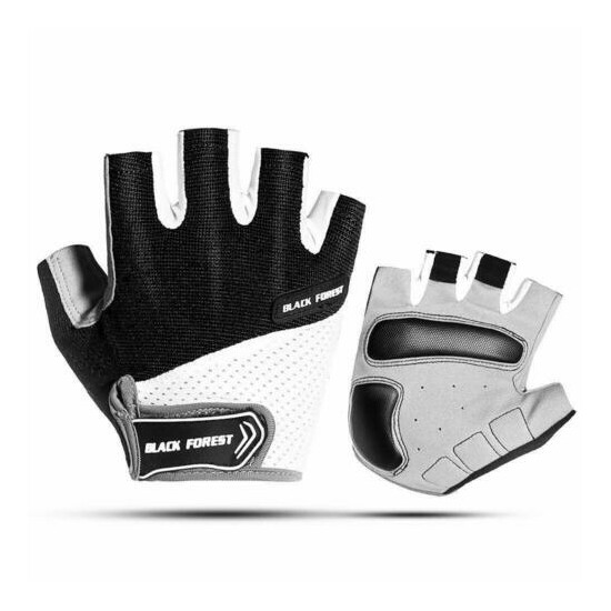 Cycling Half Finger Gel Bike Gloves MTB Outdoor Sport Fishing Short Gloves image {6}