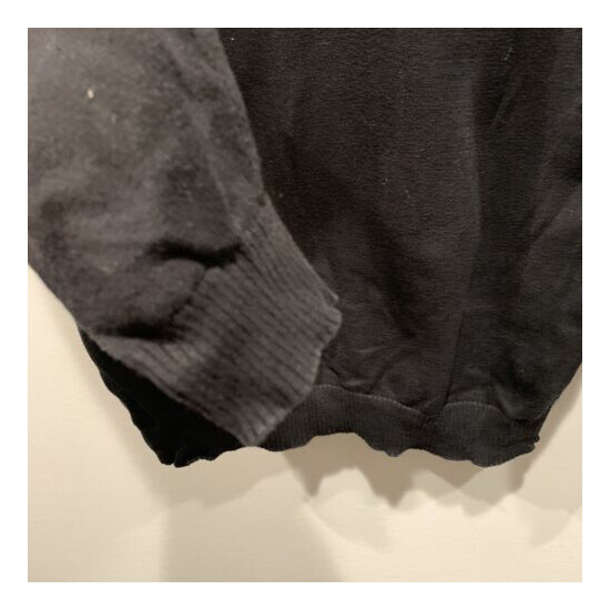 Zara Knitwear Girl's Black Long Sleeve Sweater Size 11-12 152 cm 100% Cotton image {4}