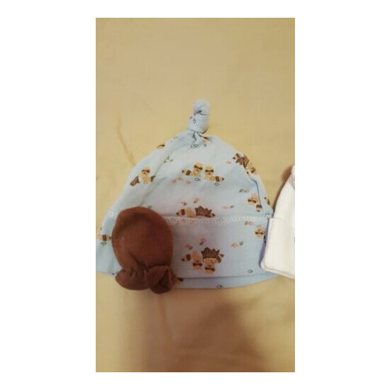 Newborn Matching Hats & Mittens Small Lot image {2}