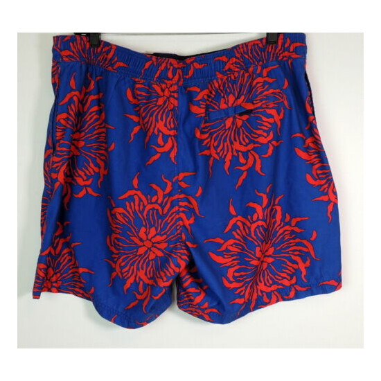 Nautica Mens XXL Swimsuit Trunks Shorts Floral Hawaiian Print Mesh Liner image {4}