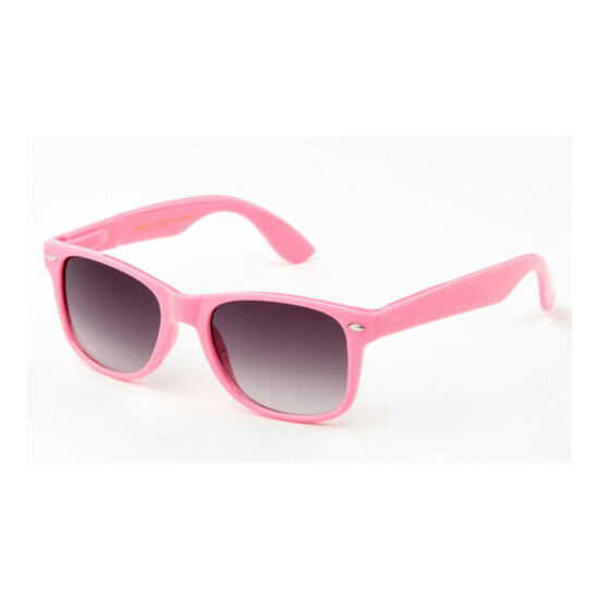 Kids Sunglasses Vintage Classic Horn Rimmed Spring Hinged Safe Lead Free UV 100% image {8}