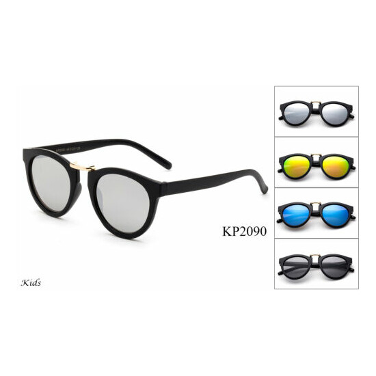 Kids Toodler Boys Girls Sunglasses Retro Classic Eyewear UV 100% Lead Free image {1}