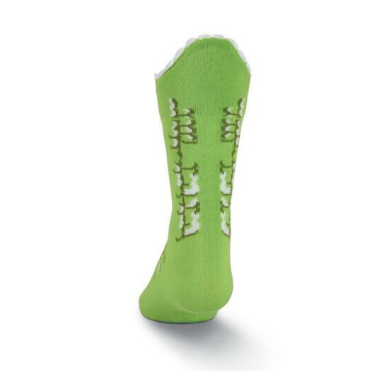 Kid's Wide Mouth Alligator Crew Socks-Ready to bite bright green cute Alligator  image {3}