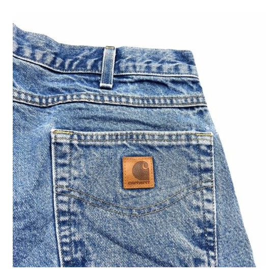 Carhartt Tapered Jeans | Vintage 90s Retro Designer Workwear Denim Trousers VTG image {3}