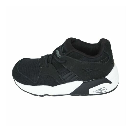 Puma Blaze Infant Toddler Shoes Athletic Leather Sneakers Black 360159 01 SZ 6 C image {1}