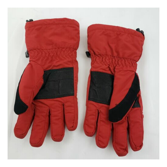 Medium Men’s L. L. Bean Winter Gloves OFKK3 Hairsheep Leather Palm Snow  image {1}