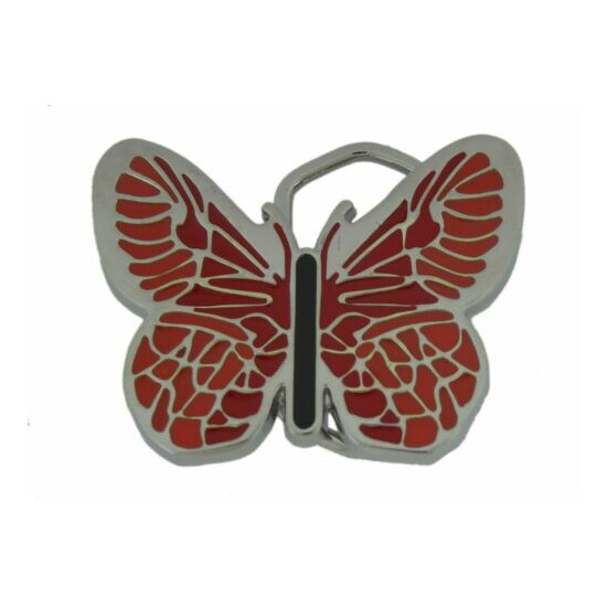 Butterfly Belt Buckle Fits belt up 1.25" Width hebilla de cinturón de mariposa image {7}