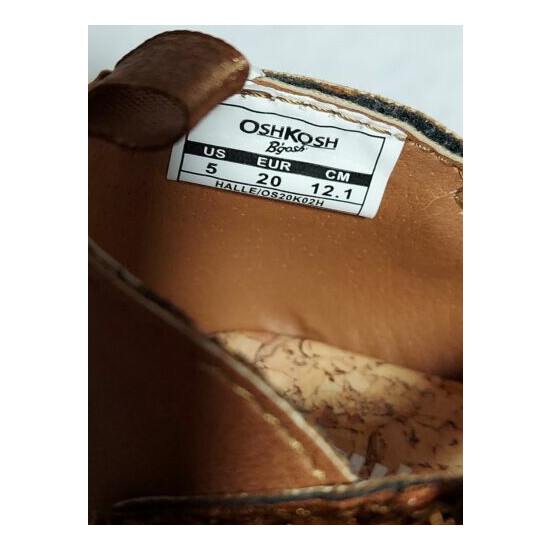  Oshkosh B’gosh Halle Sandels Shoes Shinny Size 5 Multicolored Summer time Fun  image {4}