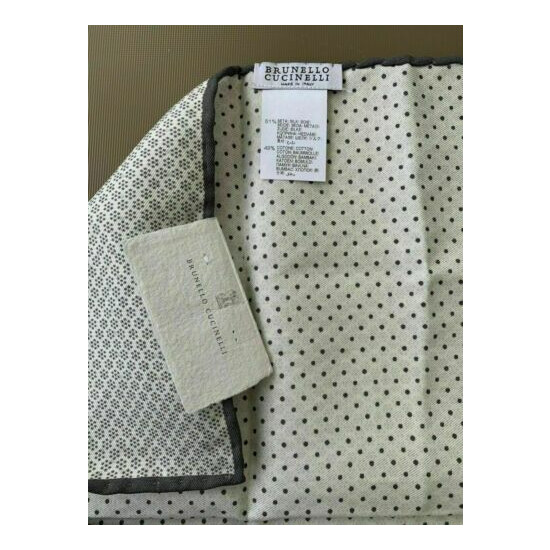 Brunello Cucinelli Handkerchief Pochette Pocket-Square Cloth Silk image {2}