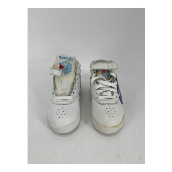 RARE Deadstock Reebok Kids Toddler Reebok Classic Shoes Sneaker White Size 8.5 image {4}