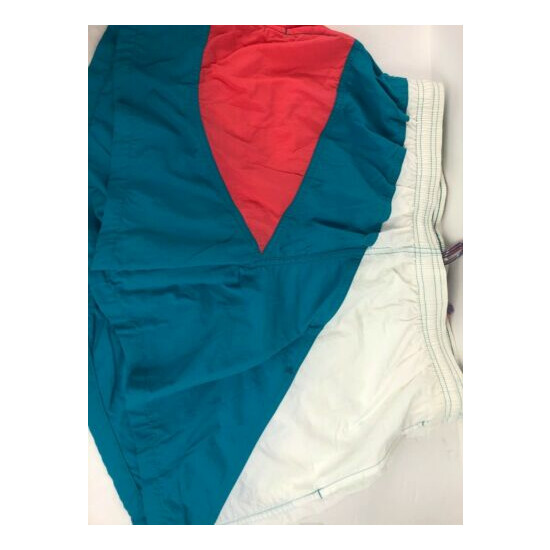 Jantzen Men's Vintage Swimwear Swim Trunks/Shorts Teal, Orange, White Sz Large image {1}