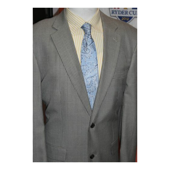Like Nw Joseph & Feiss Houndstooth Blazer Sport Jacket Size 44 L *Excellent* image {1}