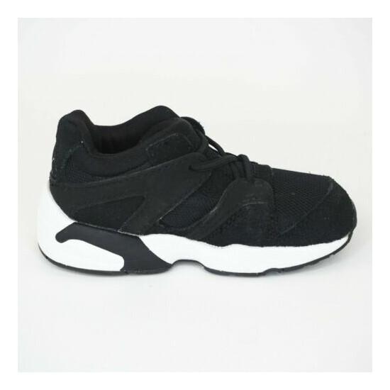 Puma Blaze Infant Toddler Shoes Athletic Leather Sneakers Black 360159 01 SZ 6 C image {2}