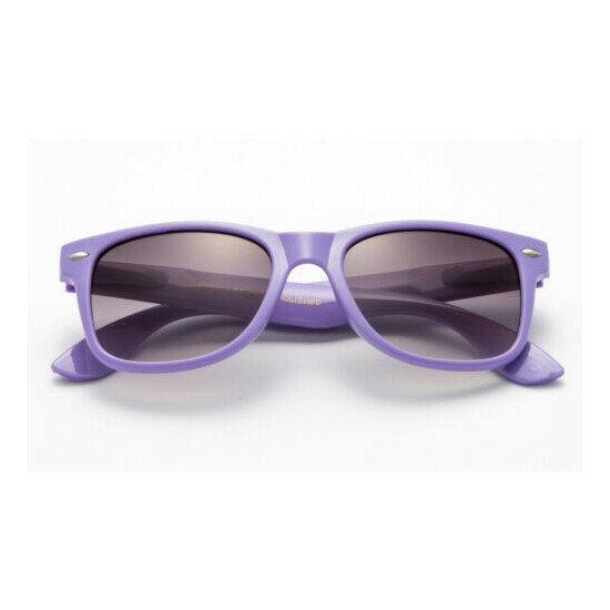 Kids Sunglasses Vintage Classic Horn Rimmed Spring Hinged Safe Lead Free UV 100% image {7}