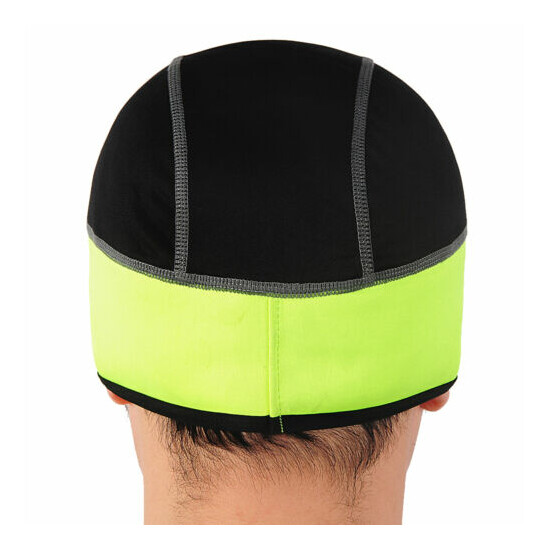 Outdoor Helmet Liner Skull Cap Cycling Hat Windproof Thermal Warm Running Gift image {4}