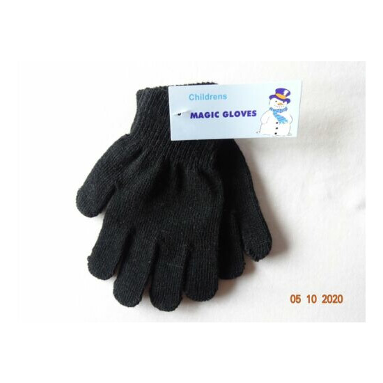 KIDS BOY GIRL SCHOOL CASUAL WINTER WARM MAGIC GLOVES HANDS PROTECTION 1-6 years image {3}