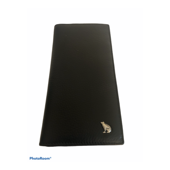 New Cardanro Mens Gift Box Black Leather Wallet Ratchet Belt Bi-Fold Card Holder image {4}