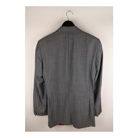Tommy Hilfiger SamyJr-Davis Men Blazer Jacket Business Casual Grey Wool size 94 image {4}