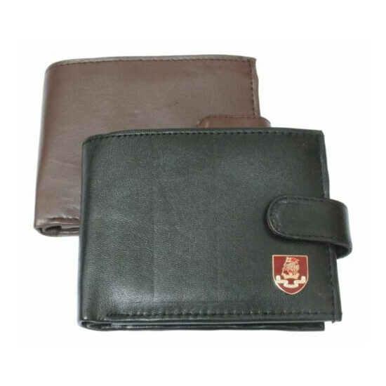 Duke of Wellington Leather Wallet BLACK or BROWN ME41 image {1}