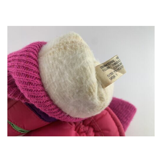 Thinsulate VNT Mitten Gloves Women's Pink Multocolor Winter Logo Size 6  image {3}