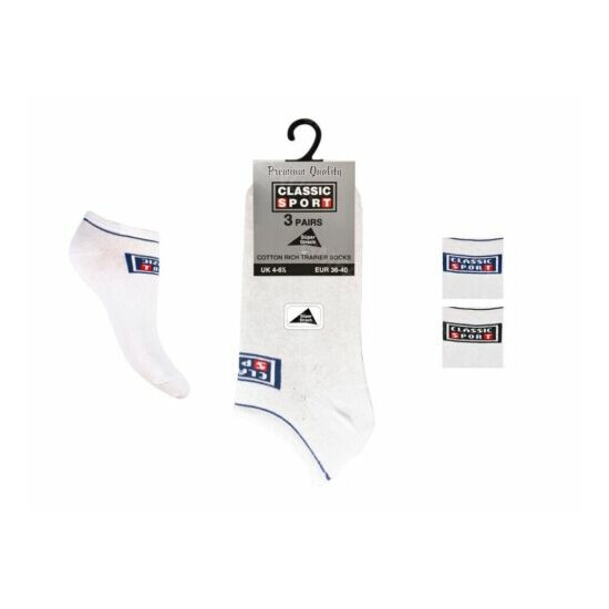 3-6-12 Pairs Childrens Trainer Socks Kids Girls Boys Cotton Sports Shoe Liners image {6}