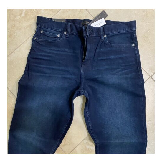 Banana Republic Slim Fit Jeans Men's Size 34 X 30 Dark Wash Stretch NEW image {3}