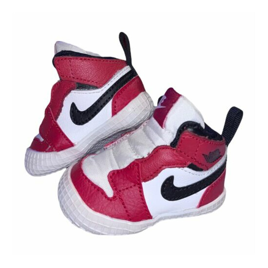 Nike Air Jordan 1 Crib Bootie 'Chicago' AT3745-163 Baby/Infant Size 1C image {1}