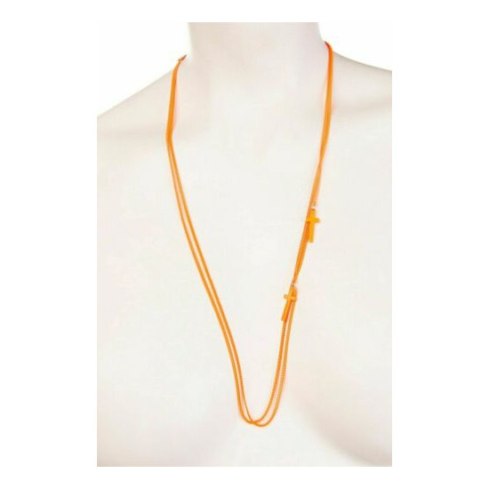RRP €300 Authentic DSQUARED Double Thin Chain necklace image {1}