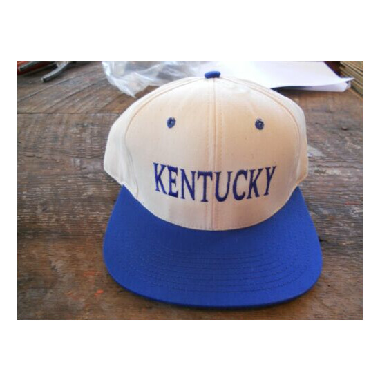 New Old Stock NCAA Kentucky Wildcats Snapbak Hat Georgia Headwear Co image {1}