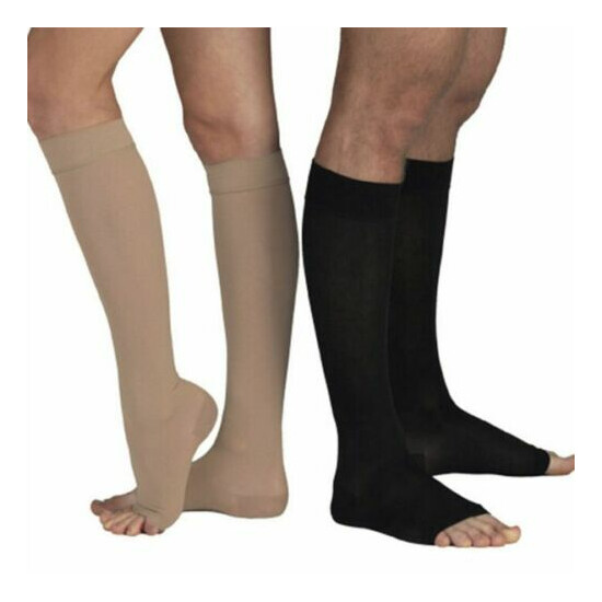 Compression Socks Knee High Support Stockings Leg Thigh Sleeve Sports Men Women image {4}