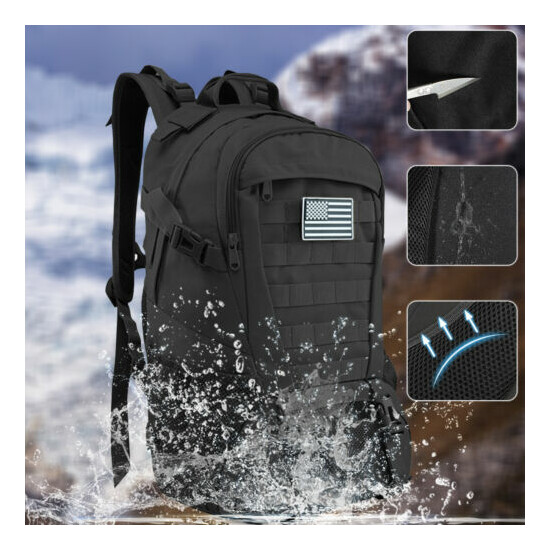 Military Tactical Backpack Daypack Waterproof 30L Bag for Hiking Camping Travel image {4}