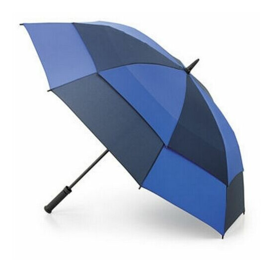 Fulton Storm Shield Mens Walking Length Double Canopy Umbrella High Quality image {3}
