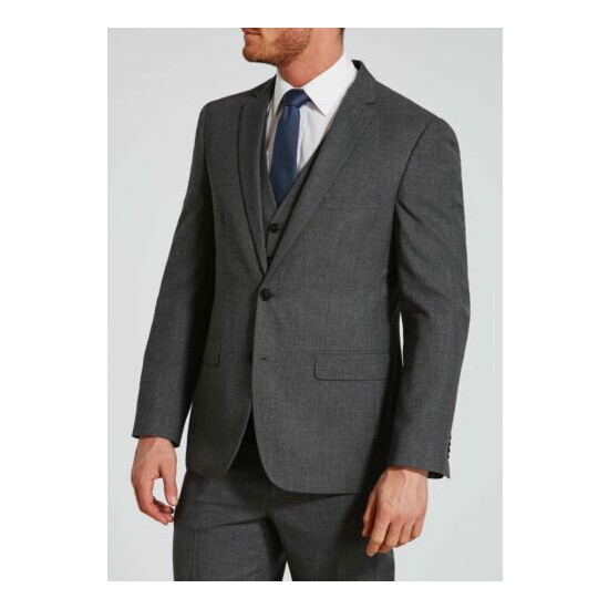 Taylor & Wright Oakwood Tailored Fit Suit Jacket Light Grey 46" Long CR009 BB 01 image {3}