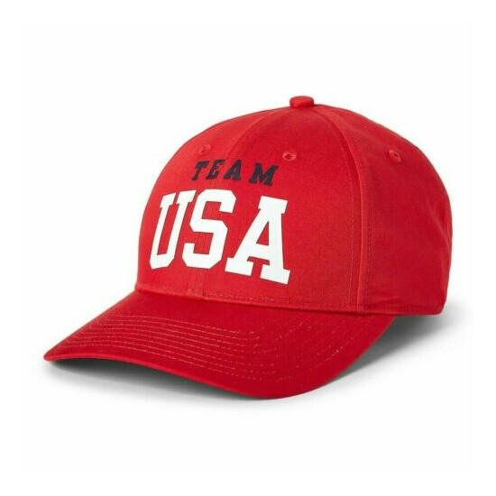 Polo Ralph Lauren Team USA Olympics Cap Hat Red, Size OS  image {1}