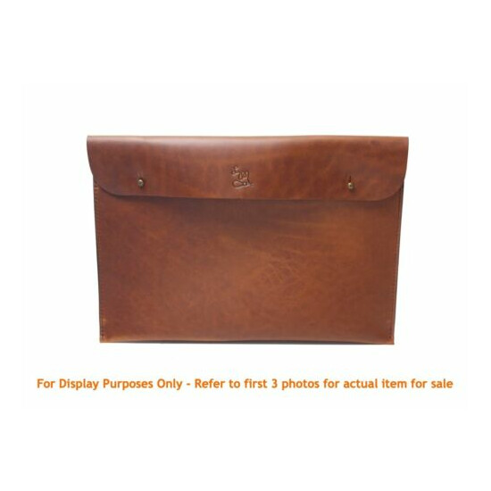  LM Products USA - Radcliffe Full Grain Leather Portfolio - iPad or Documents Thumb {8}