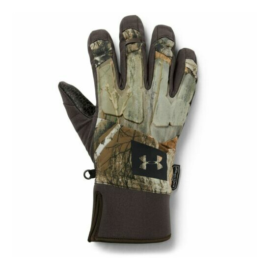 [1318575] Mens Under Armour Mid Season Windstoppper Hunt Gloves Thumb {6}