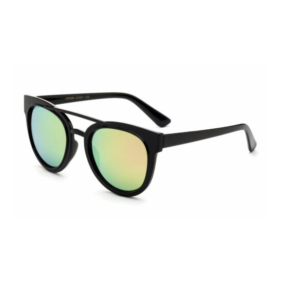 Girls Pink Mirror Lens Sunglasses Kids Classic Sporty Lead Free UV 100% Retro  image {1}