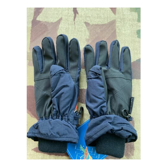 Children's Place Winter Gloves Size 7-8 Blue-Orange Thermolite Fan-Tex NWT image {2}