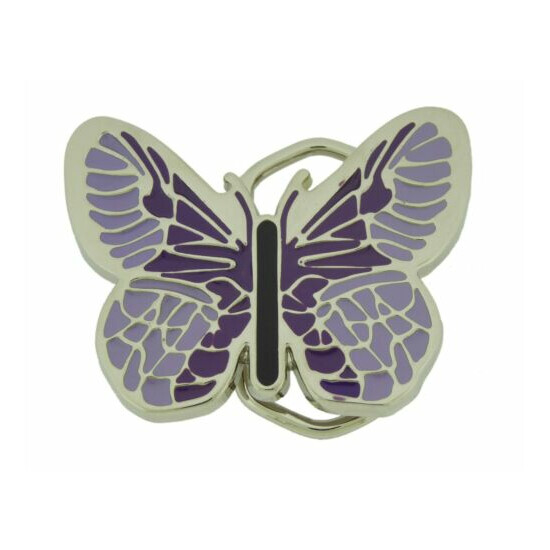 Butterfly Belt Buckle Fits belt up 1.25" Width hebilla de cinturón de mariposa image {6}