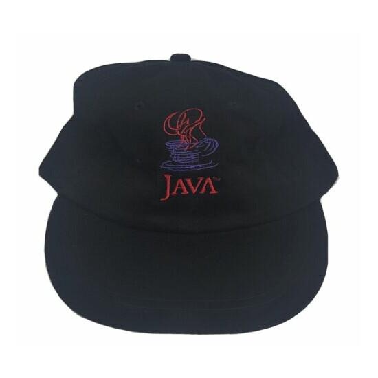 RARE VTG Sun Microsystems JAVA JavaScript JS Computer Programming Promo Hat Cap image {1}